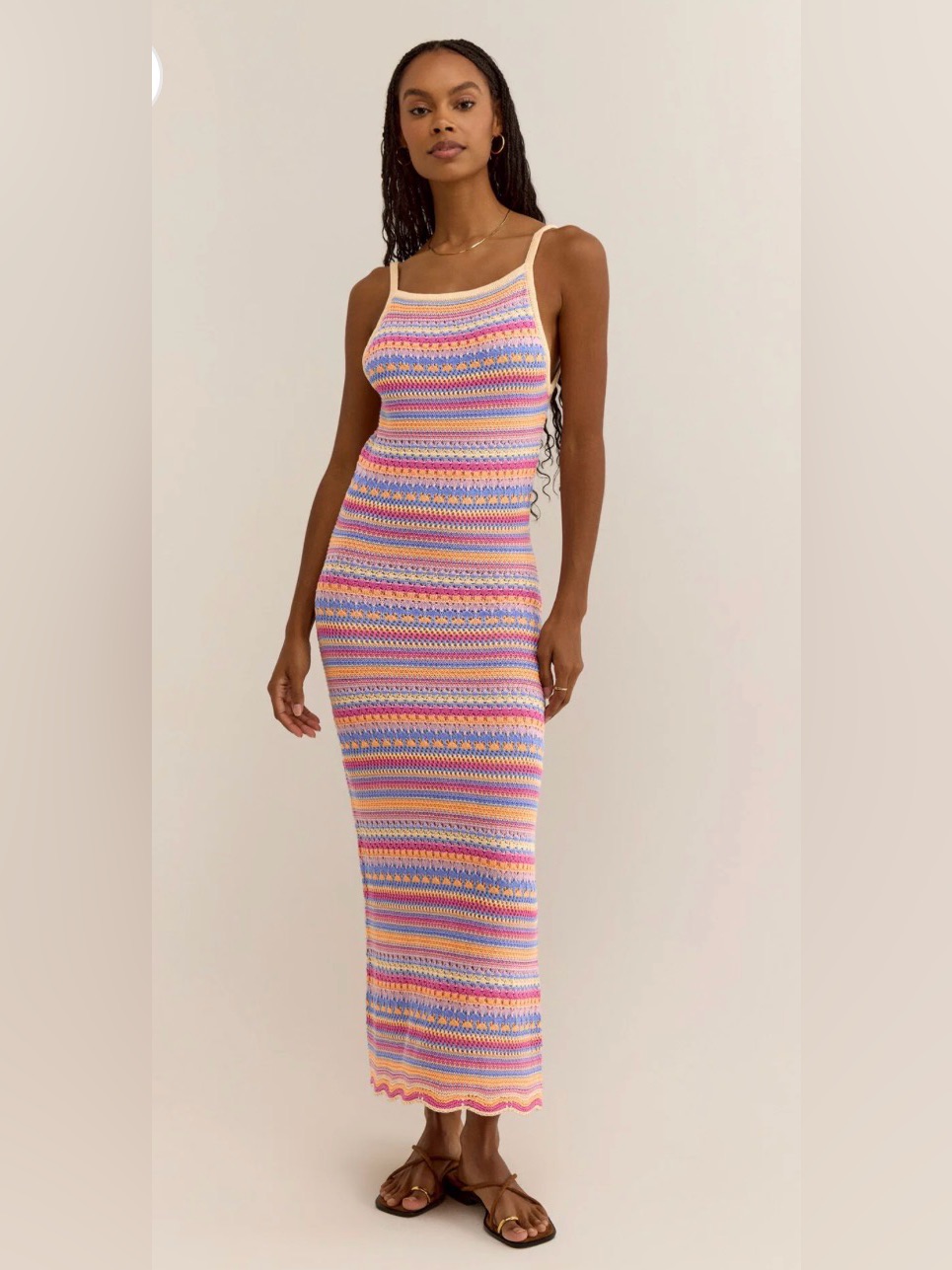 Z Supply Santa Cruz Stripe Midi Dress
